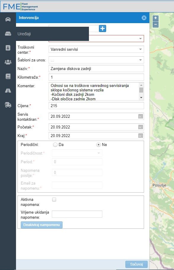 Najave intervencija (alarmni sistem)